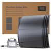 Kit Solaire Flexible LIONSHEE 800W Avec 4 Panneaux Solaires De 200W Et Micro-onduleur
