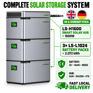 LIONSHEE LS-L1024 Batterie 1024 Wh Pour Système Solaire De Balcon Plug And Play Avec LS-H1600 Smart Solar Hub