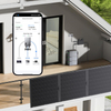 Système Modulaire De Stockage D'énergie Pour Balcon LIONSHEE Avec Batterie Empilable, Panneaux Solaires Et Micro-onduleurs 800W/1600W/2000W