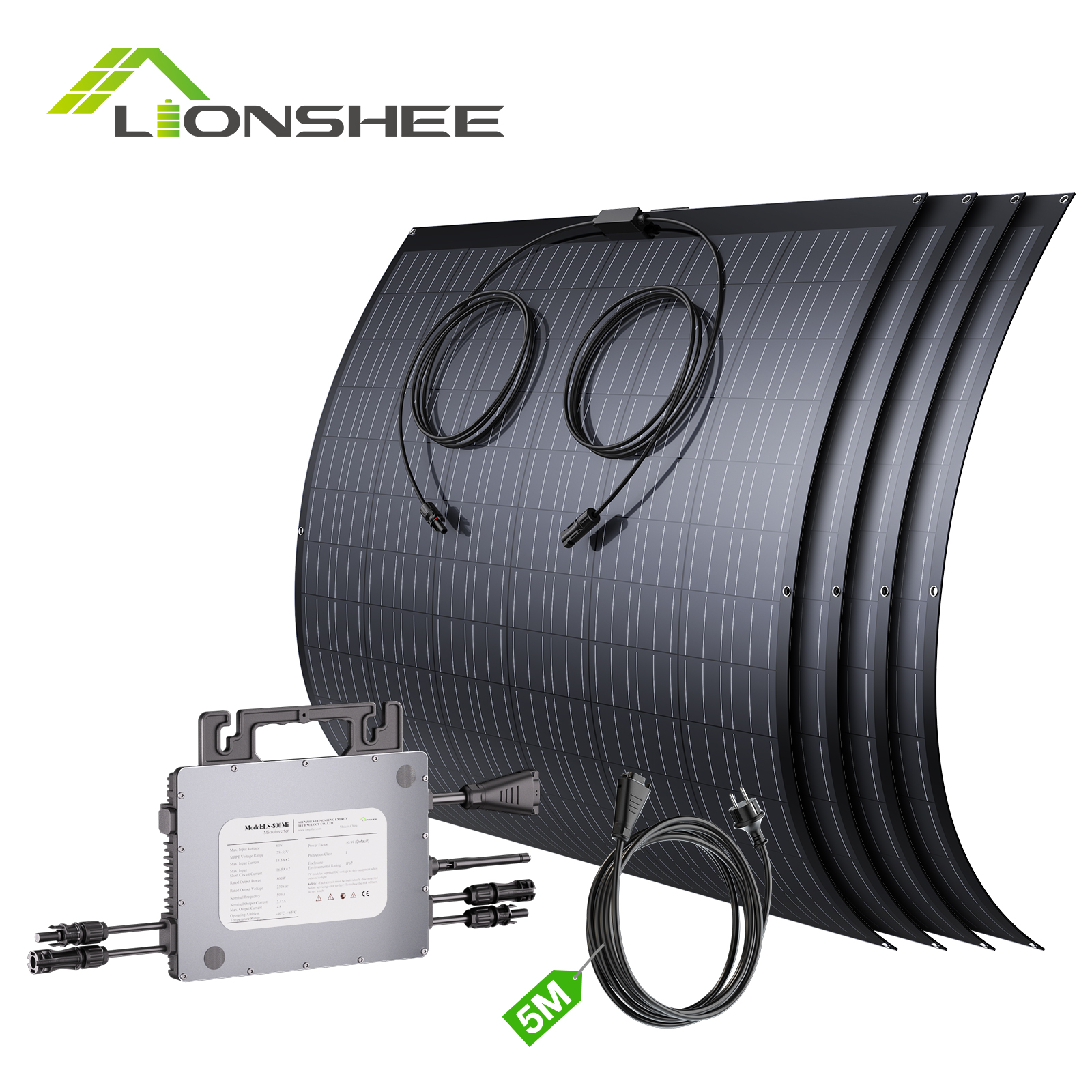LIONSHEE LS-800Mi Micro-onduleur Solaire 800W Avec WiFi, 2 MPPT Et Expédition Depuis Un Entrepôt En Allemagne
