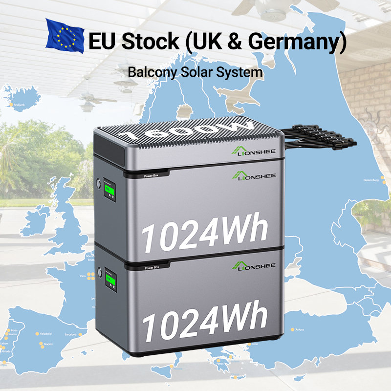 LIONSHEE LS-L1024 Power Box LiFePO4 1024 Wh En Stock Entrepôts Allemagne Et Royaume-Uni, CE RoHS MSDS, Livraison Rapide