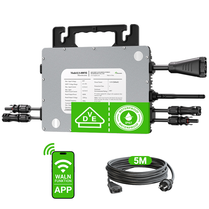 LIONSHEE LS-800Mi Micro-onduleur Solaire 800W Avec WiFi, 2 MPPT Et Expédition Depuis Un Entrepôt En Allemagne