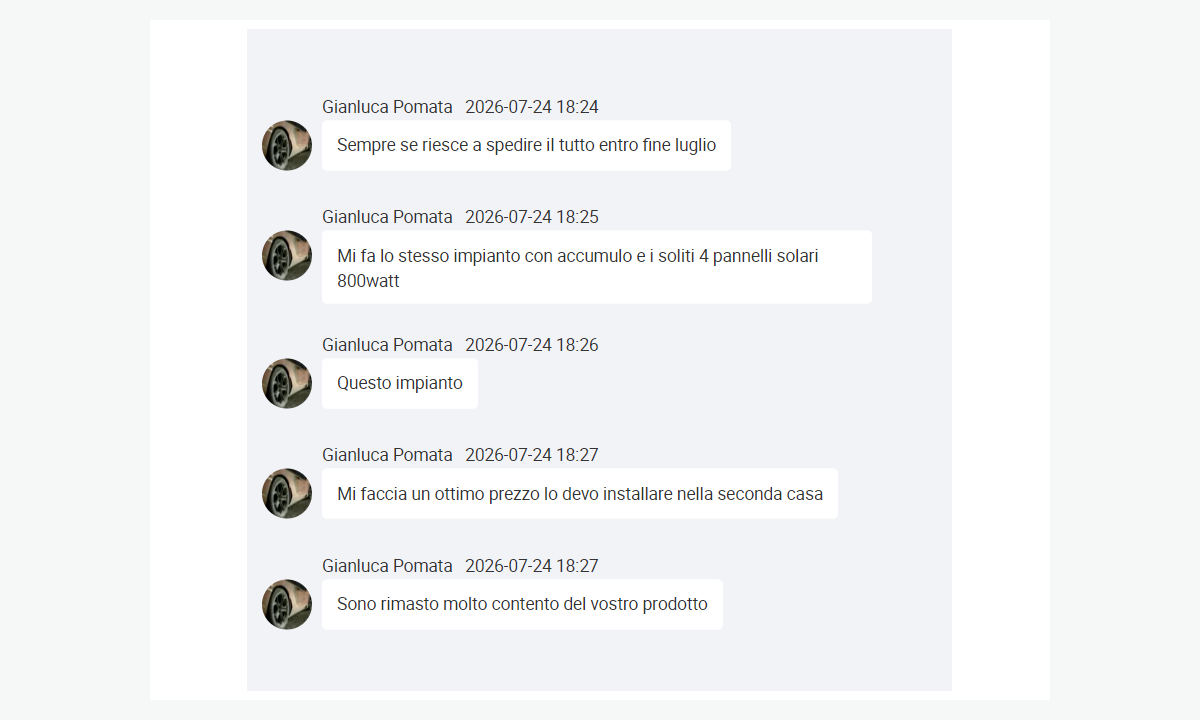 Conversation client au sujet d'un syst&egrave;me pour une seconde maison