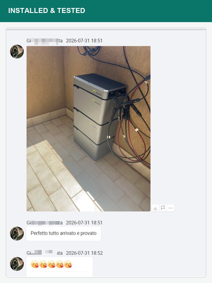 Syst&egrave;me install&eacute; et confirmation des tests